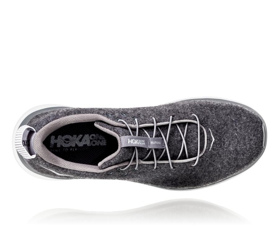 Hoka One One Tenisky Panske Siva - Hupana Flow Wool - 18472-QRNB